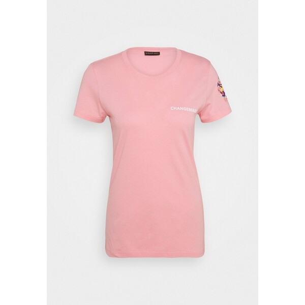 Save the duck ISABELLA TEE T-shirt z nadrukiem peony pink TD021D001