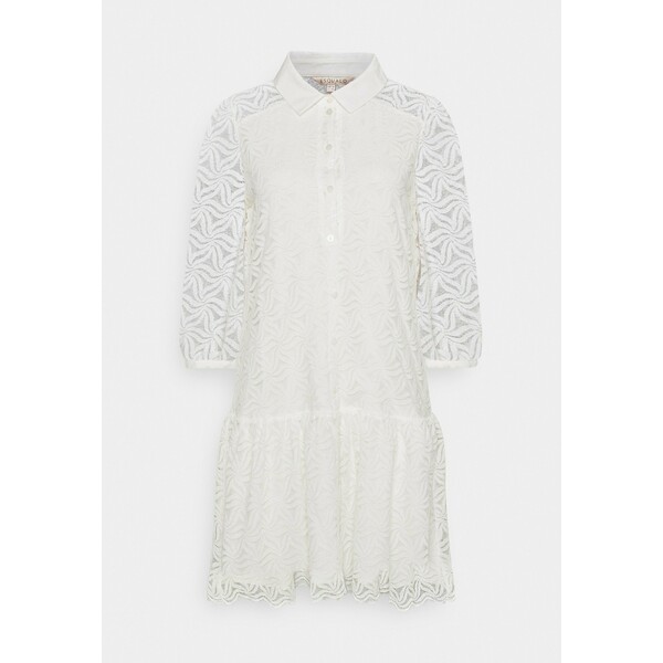 Esqualo DRESS POPLIN COLLAR CUFF Sukienka letnia off white ESM21C013
