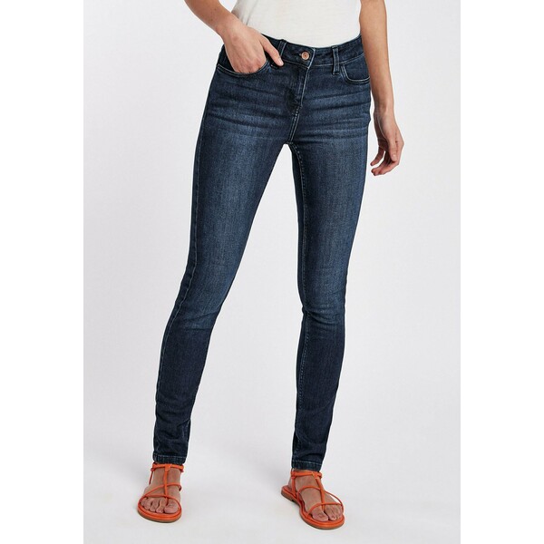 Next PETITE Jeansy Skinny Fit mottled blue NX321N05E