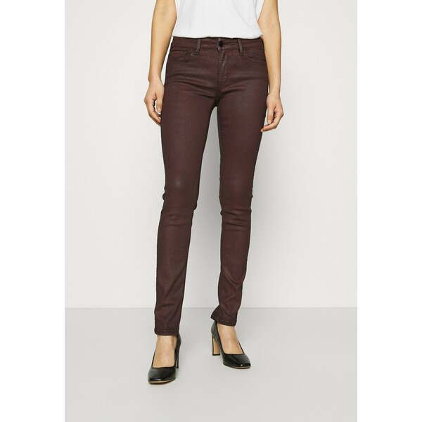 Replay NEW LUZ Jeansy Skinny Fit bordeaux red RE321N09O