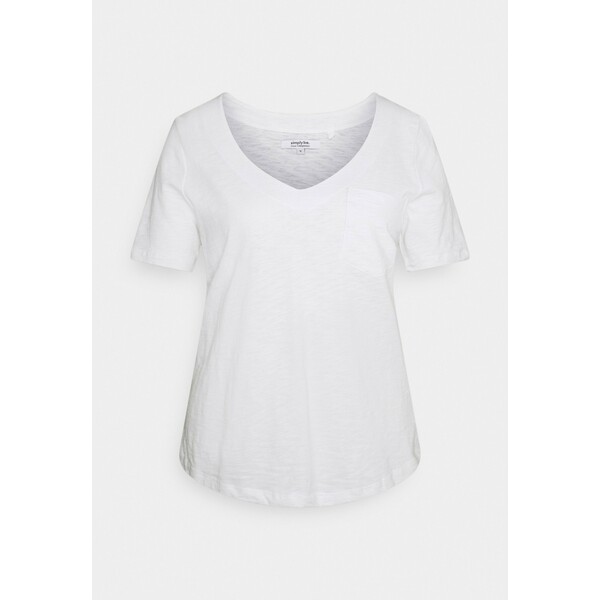 Simply Be UTILITY T-shirt basic white SIE21D04F