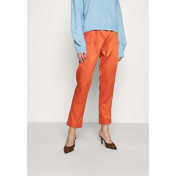 Glamorous HIGH WAISTED TROUSERS WITH TAPERED LEGS Spodnie materiałowe rust GL921A033