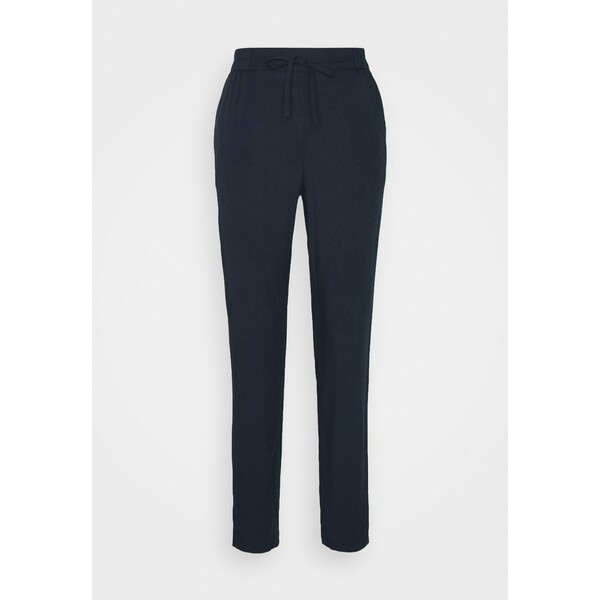 Vero Moda Tall VMSIMPLY EASY LOOSE PANT Spodnie materiałowe navy blazer VEB21A03S