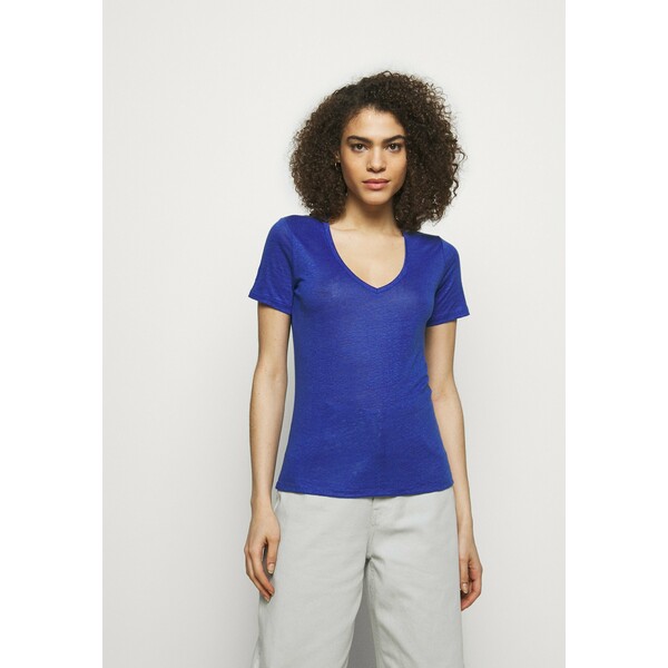CLOSED WOMENS DELETION LIST T-shirt basic cobalt blue CL321D02U