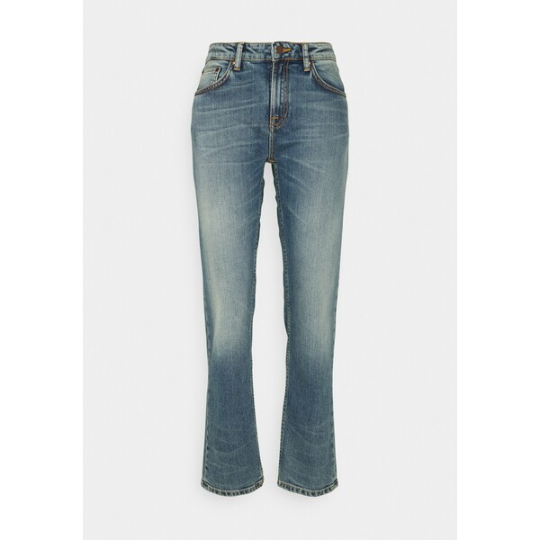 Nudie Jeans SALLY Jeansy Straight Leg blue meadow NU221N02G