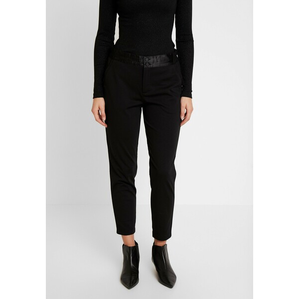Freequent NANNI SHINE Spodnie materiałowe black F0821A02F