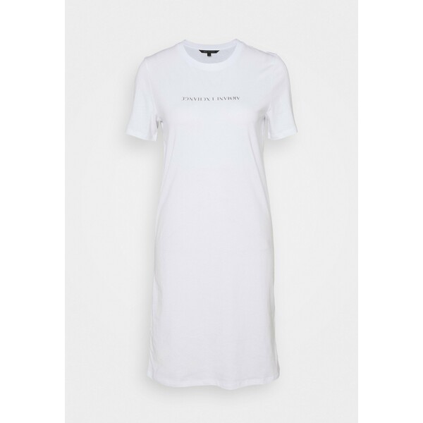 Armani Exchange VESTITO Sukienka z dżerseju optic white ARC21C02F