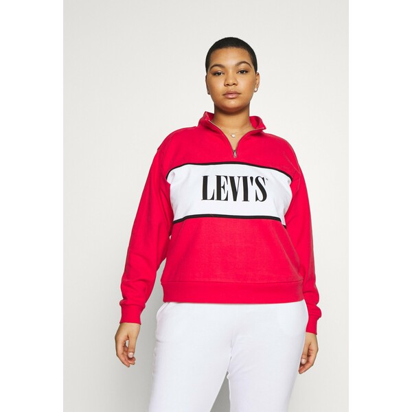 Levi's® Plus LOGO Bluza brilliant red L0M21J005