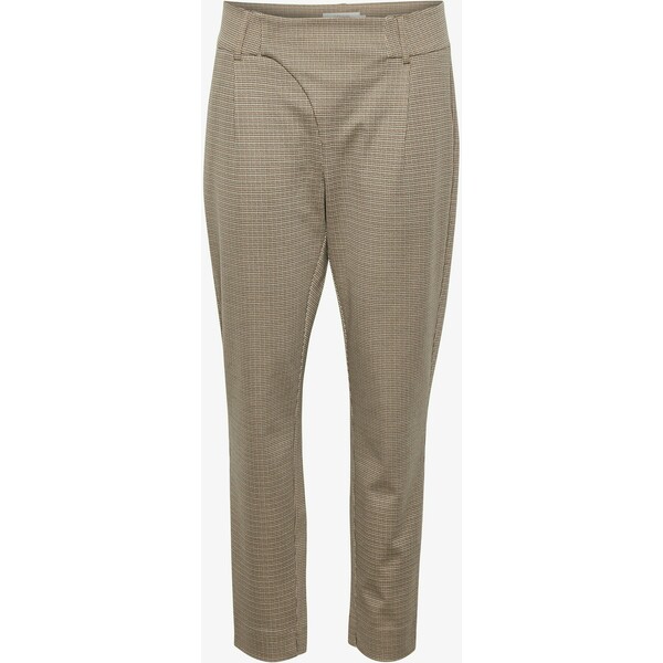 Cream ANETTCR Spodnie materiałowe taupe gray check CR221A07W