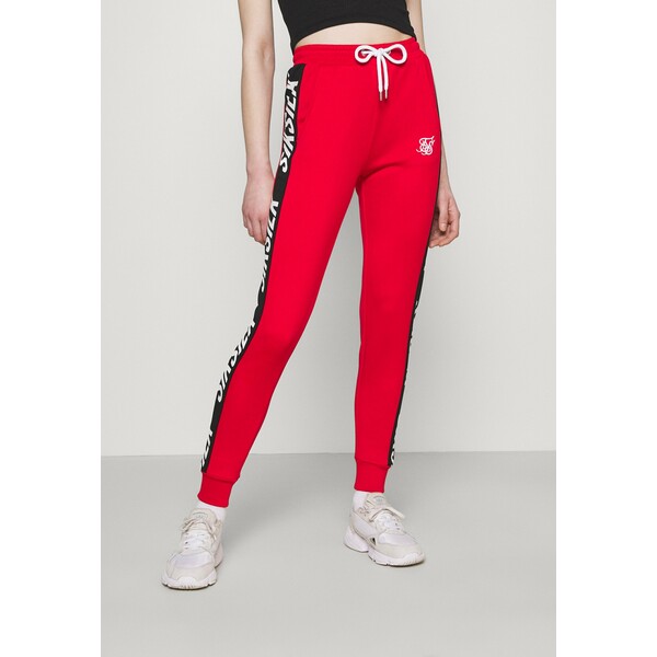 SIKSILK CHASER TRACK PANT Spodnie treningowe red SIF21A01W