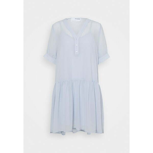Selected Femme Petite SLFABIGAIL SHORT DRESS Sukienka koszulowa arctic ice SEL21C01H