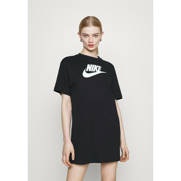 Nike Sportswear DRESS FUTURA Sukienka z dżerseju black NI121C02Y