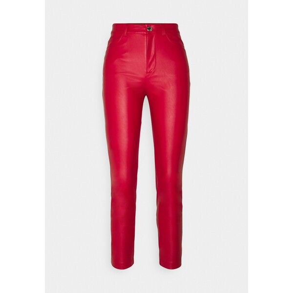 Pinko SUSAN TROUSERS Spodnie materiałowe red P6921A059