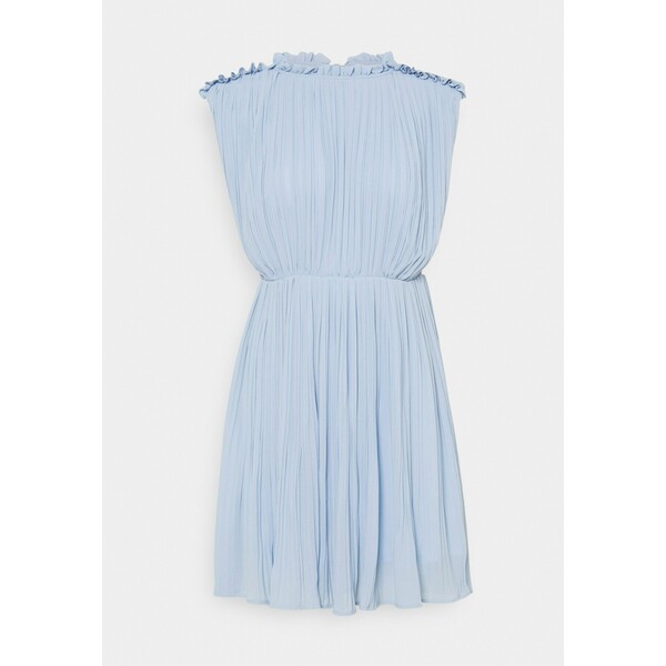 DESIGNERS REMIX SANREMO SHORT DRESS Sukienka letnia light blue DEA21C044