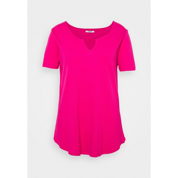 Simply Be NOTCH FRONT TUNIC T-shirt basic pink SIE21D04X