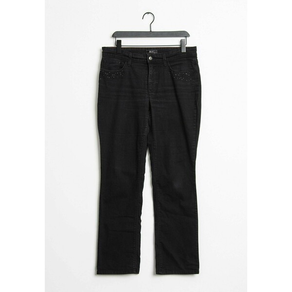 MAC Jeans Jeansy Straight Leg black ZIR005Z7F