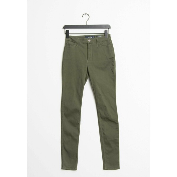 Hollister Co. Spodnie materiałowe green ZIR007GAZ