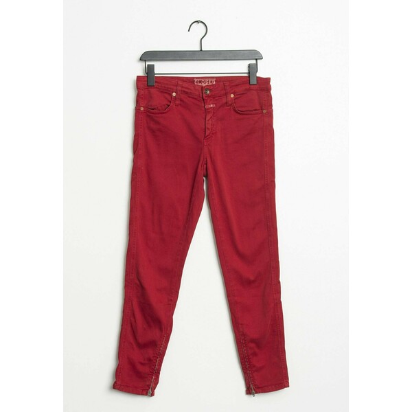 CLOSED Spodnie materiałowe red ZIR006XFO