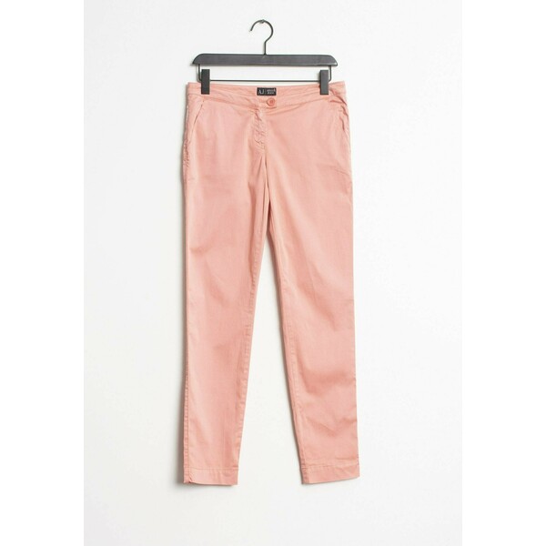 Armani Jeans Spodnie materiałowe pink ZIR006XYY
