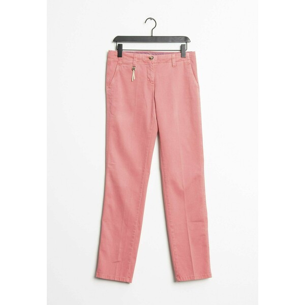 Trussardi Jeans Jeansy Straight Leg pink ZIR005RBC