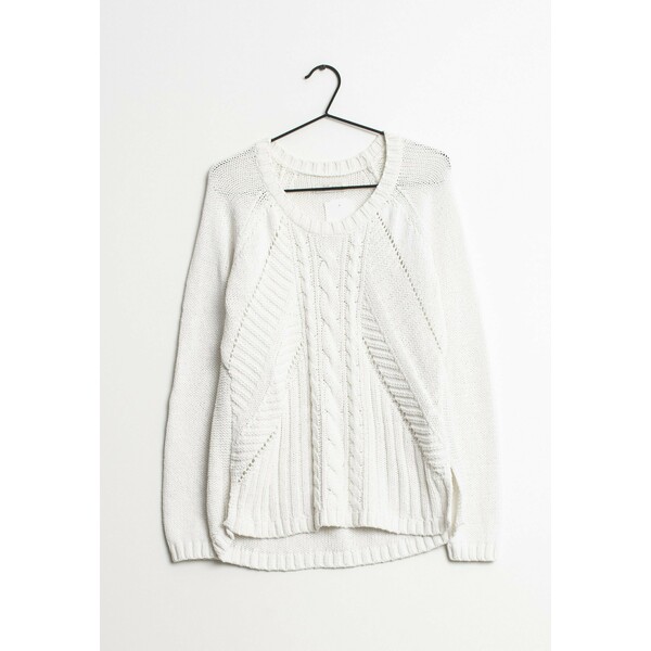 Abercrombie & Fitch Sweter white ZIR00568K