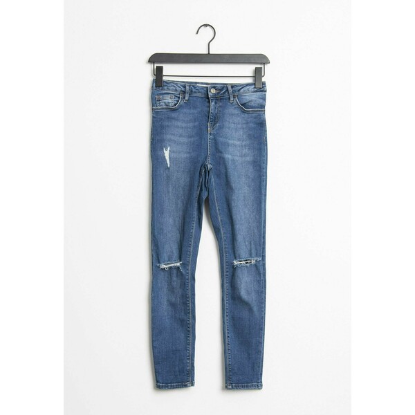 Topshop Jeansy Relaxed Fit blue ZIR005ZJQ