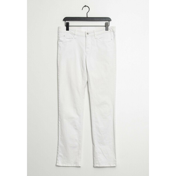 MAC Jeans Jeansy Straight Leg white ZIR003A8V