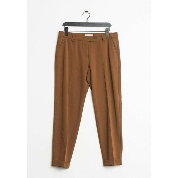 Stefanel Spodnie materiałowe brown ZIR003BRO