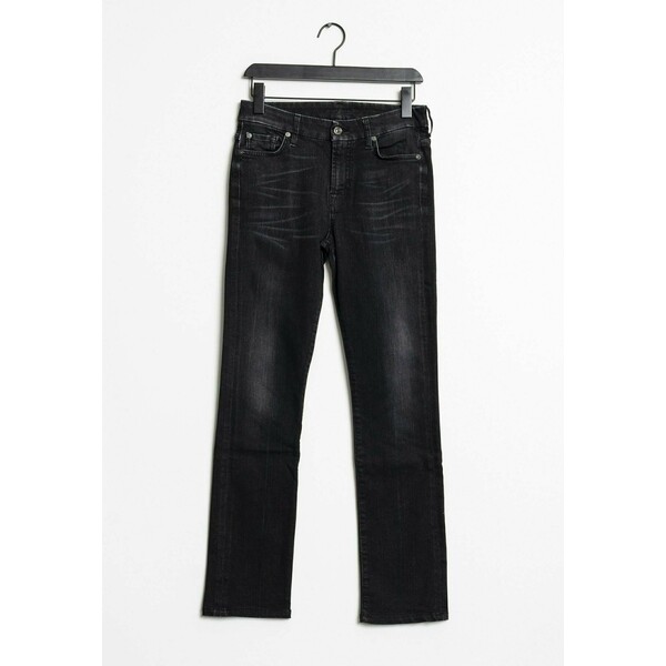 7 for all mankind Jeansy Straight Leg black ZIR004MY4
