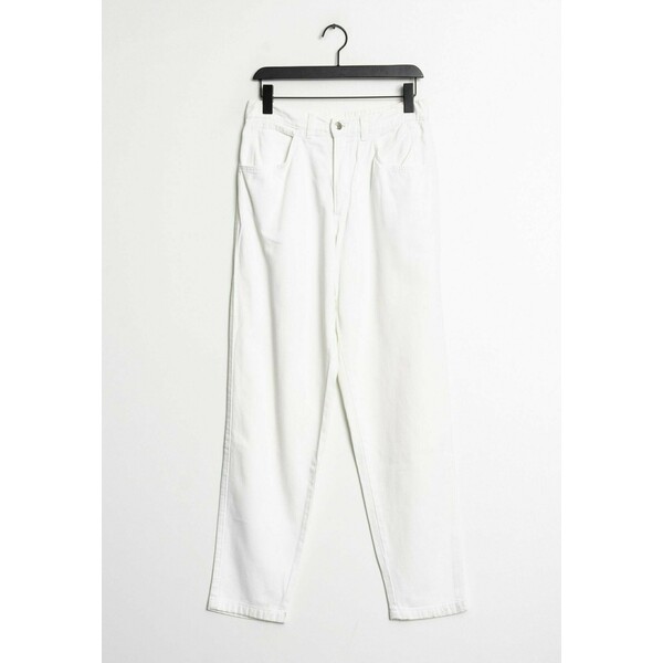 Deyk Jeansy Relaxed Fit white ZIR005IP8