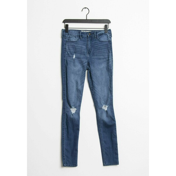 Hollister Co. Jeansy Slim Fit blue ZIR005IUC