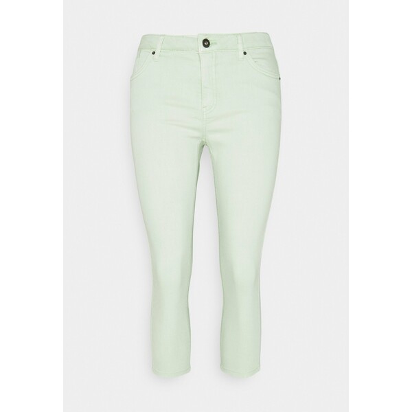 edc by Esprit CAPRI Szorty jeansowe pastel green ED121A0GW