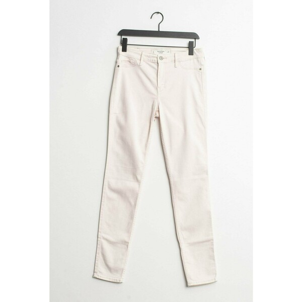 Abercrombie & Fitch Jeansy Straight Leg pink ZIR006AX2