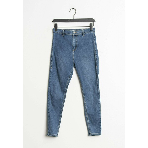 Topshop Jeansy Relaxed Fit blue ZIR006F82