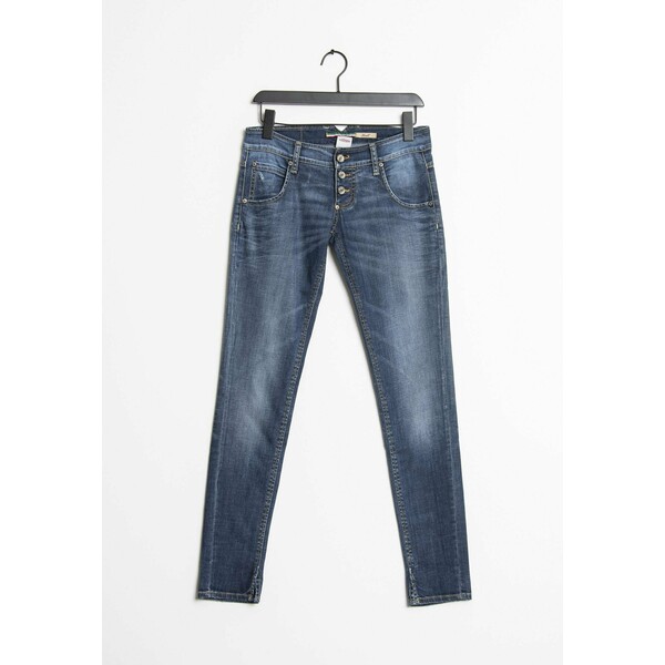 PLEASE Jeansy Slim Fit blue ZIR002RLL