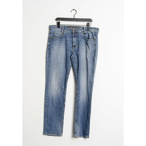 MAC Jeans Jeansy Straight Leg blue ZIR002OTP