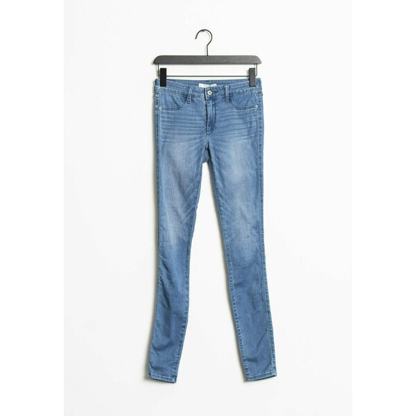 Abercrombie & Fitch Jeansy Skinny Fit blue ZIR004G7S