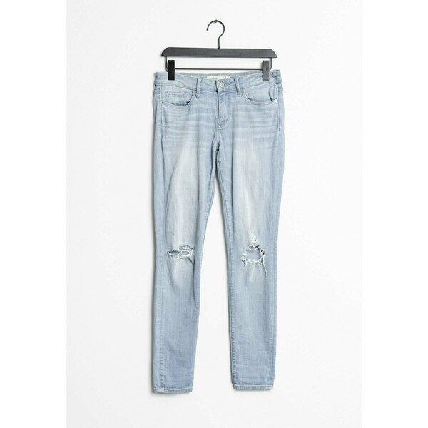 Abercrombie & Fitch Jeansy Straight Leg blue ZIR005XPR