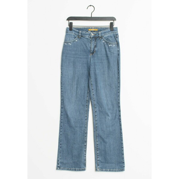 MAC Jeans Jeansy Straight Leg blue ZIR006Y3U