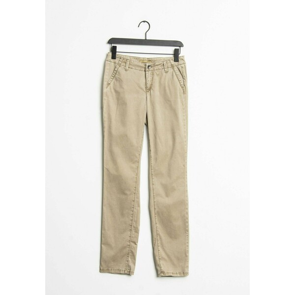 MAC Jeans Spodnie materiałowe beige ZIR005LOI