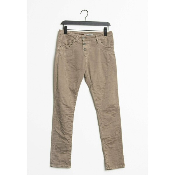 PLEASE Jeansy Slim Fit brown ZIR005NYQ