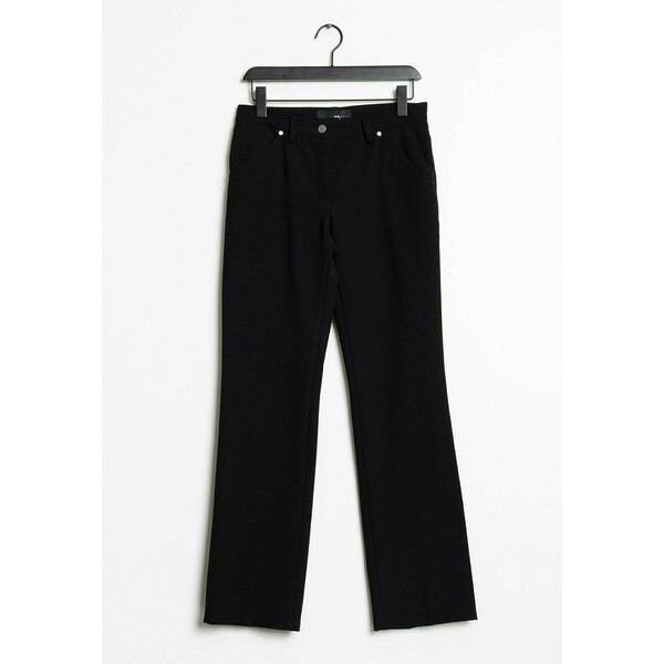 MAC Jeans Spodnie materiałowe black ZIR004YAJ