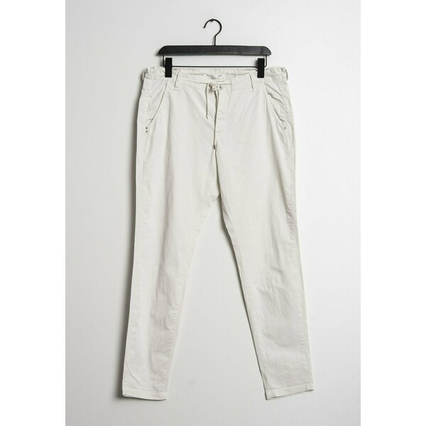 MAC Jeans Spodnie materiałowe beige ZIR007WTC