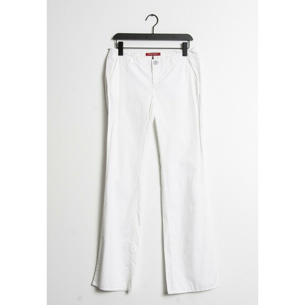 Guess Spodnie materiałowe white ZIR0056HR