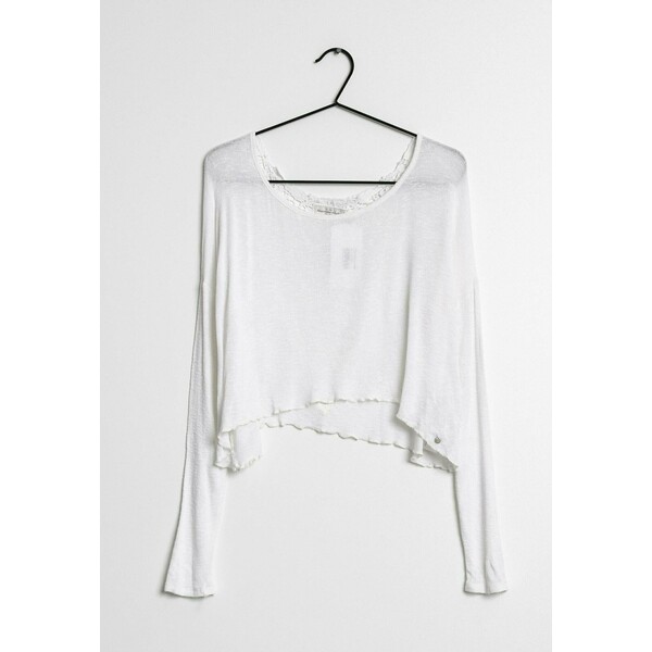 Abercrombie & Fitch Sweter white ZIR00609M