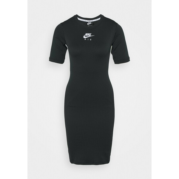 Nike Sportswear AIR DRESS Sukienka etui black/iron grey/white NI121C02I