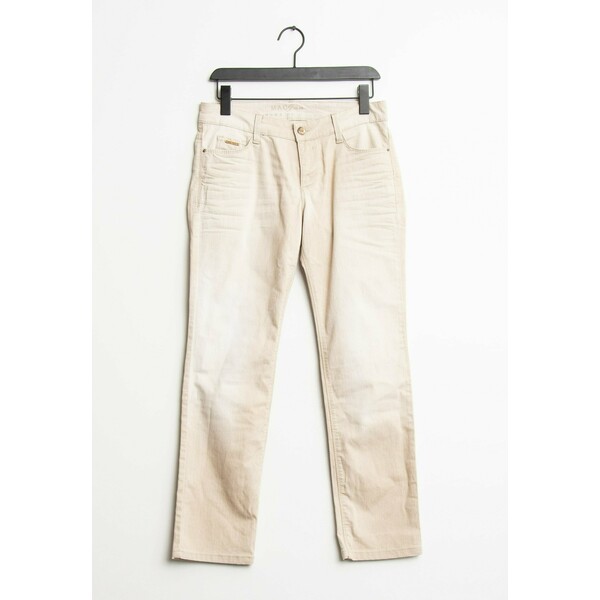 MAC Jeans Jeansy Straight Leg beige ZIR006Y5T