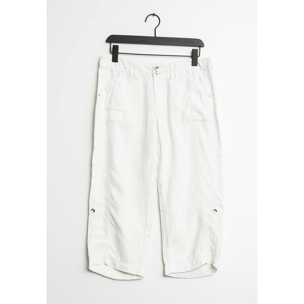 MAC Jeans Spodnie materiałowe white ZIR008268