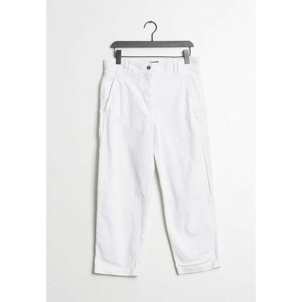 Marc O'Polo Spodnie materiałowe white ZIR007GDG