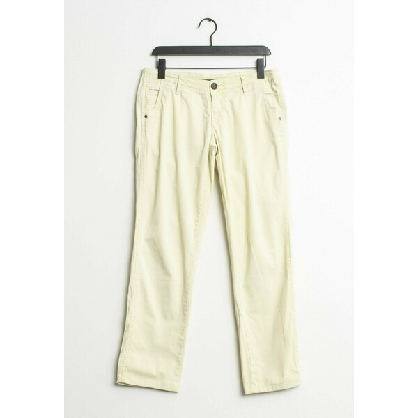 Soccx Spodnie materiałowe yellow ZIR005HGK